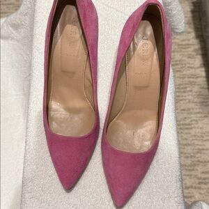 J Crew Pink Suede Women's Heels